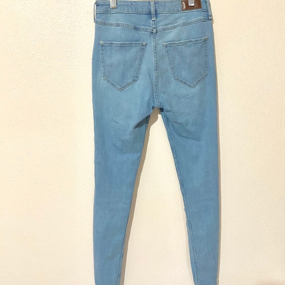 High Rise Super Skinny Distressed Jeans - Picture 2 of 4